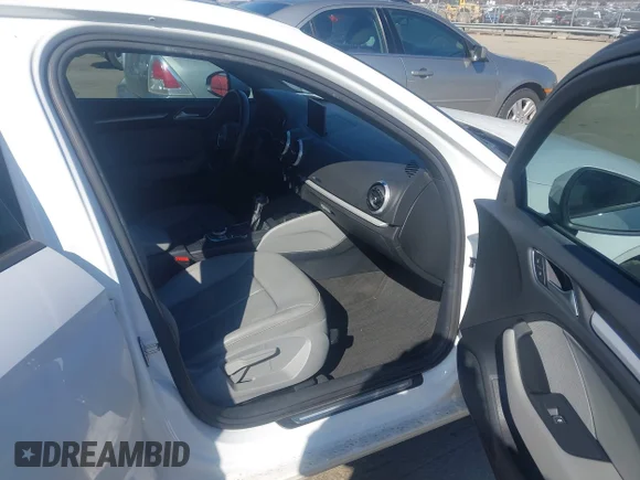 ✅ 2017 Audi A3 Premium • VIN: WAUAUGFF1H1037798 • Lot: 44352742. Listed on IAAI with 233,417 mi. Free auction sales archive from the USA and detailed vehicle history report at DreamBid. Image 5.