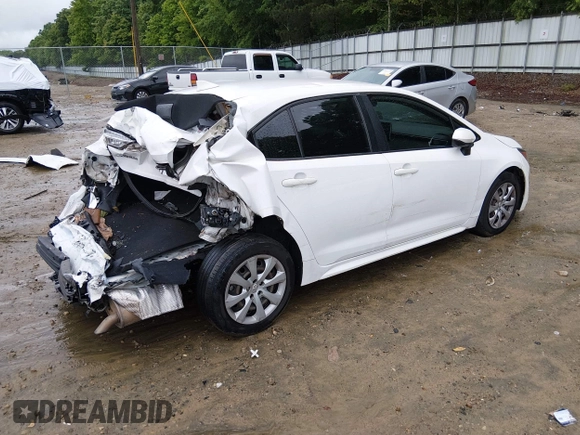 ✅ 2020 Toyota Corolla LE • VIN: JTDEPRAEXLJ090546 • Lot: 45058855. Wystawiony na IAAI z przebiegiem 159 827 mil. Bezpłatny archiwum sprzedaży aukcyjnych z USA i szczegółowy raport historii pojazdu na DreamBid. Zdjęcie 4.