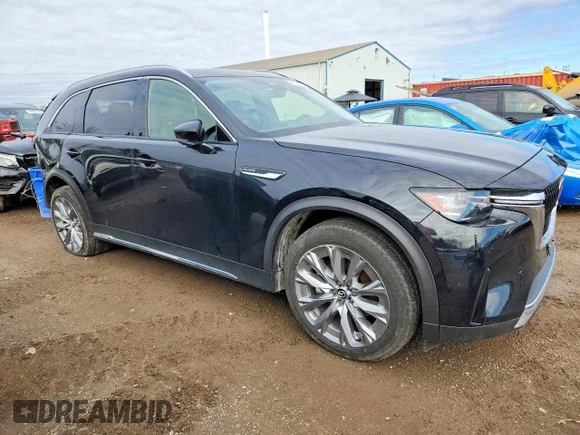 ✅ 2025 Mazda CX-90 Premium • VIN: JM3KKDHD2S1259949 • Lot: 48783066. Listed on Copart with 24,081 mi. Free auction sales archive from the USA and detailed vehicle history report at DreamBid. Image 4.