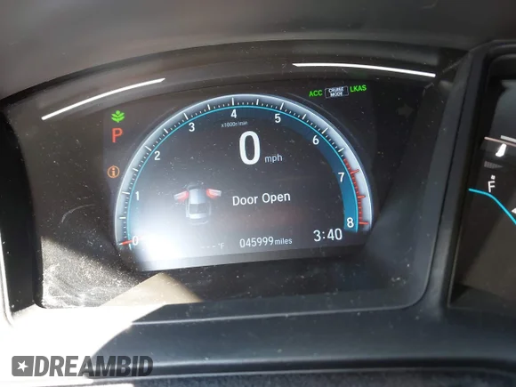 ✅ 2020 Honda Civic LX • VIN: 2HGFC2F62LH580944 • Lot: 43357179. Listed on IAAI with 50,000 mi. Free auction sales archive from the USA and detailed vehicle history report at DreamBid. Image 7.