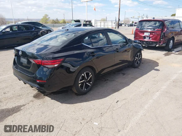 ✅ 2025 Nissan Sentra SV • VIN: 3N1AB8CV6SY310265 • Lot: 44565549. Wystawiony na IAAI z przebiegiem 23 971 mil. Bezpłatny archiwum sprzedaży aukcyjnych z USA i szczegółowy raport historii pojazdu na DreamBid. Zdjęcie 4.
