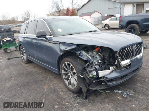 ✅ 2021 Lincoln Aviator Grand Touring • VIN: 5LMYJ8XY3MNL01664 • Lot: 43680211. Listed on IAAI with 66,099 mi. Free auction sales archive from the USA and detailed vehicle history report at DreamBid. Image 1.