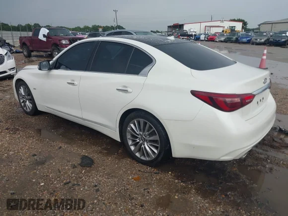 ✅ 2018 Infiniti Q50 Luxe • VIN: JN1EV7AP5JM590849 • Лот: 45375706. Опубликован ранее на IAAI с пробегом 173 709 миль. Бесплатный доступ к архиву аукционных продаж из США и подробный отчёт об истории автомобиля на DreamBid. Изображение 3.