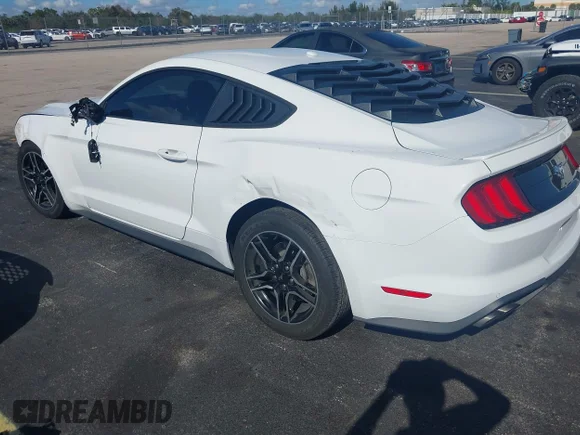 ✅ 2019 Ford Mustang EcoBoost Premium • VIN: 1FA6P8TH1K5141502 • Lot: 44068726. Listed on IAAI with 80,381 mi. Free auction sales archive from the USA and detailed vehicle history report at DreamBid. Image 3.