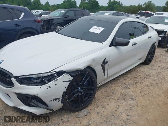 ✅ 2020 BMW M8 • VIN: WBSGV0C0XLCE12517 • Lot: 42287929. Listed on IAAI with 36,899 mi. Free auction sales archive from the USA and detailed vehicle history report at DreamBid. Image 2.