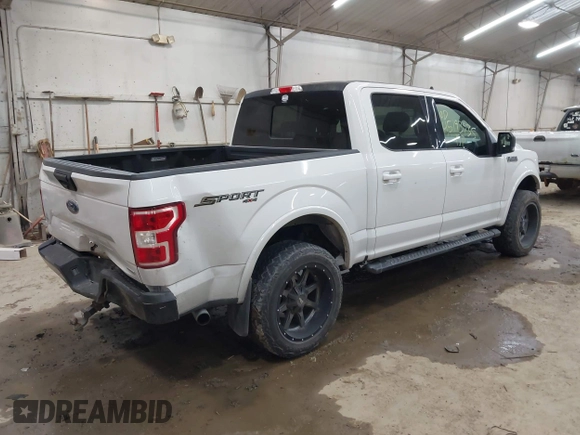 ✅ 2019 Ford F-150 XLT • VIN: 1FTEW1EP2KFC42787 • Лот: 45193935. Опубликован ранее на IAAI с пробегом 154 752 миль. Бесплатный доступ к архиву аукционных продаж из США и подробный отчёт об истории автомобиля на DreamBid. Изображение 4.