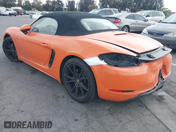 ✅ 2018 Porsche 718 Boxster • VIN: WP0CA2A81JS210719 • Lot: 41998898. Listed on IAAI with 49,369 mi. Free auction sales archive from the USA and detailed vehicle history report at DreamBid. Image 3.