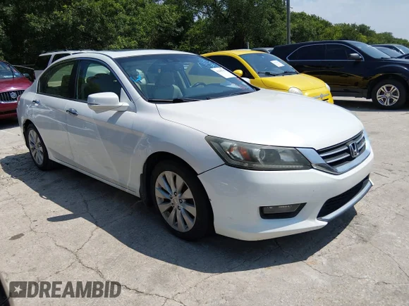 ✅ 2014 Honda Accord EX-L • VIN: 1HGCR2F85EA288385 • Лот: 45439763. Опубликован ранее на IAAI с пробегом 155 859 миль. Бесплатный доступ к архиву аукционных продаж из США и подробный отчёт об истории автомобиля на DreamBid. Изображение 1.