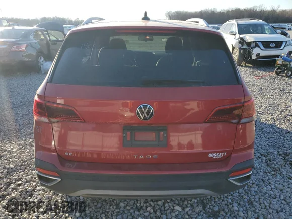 ✅ 2022 Volkswagen Taos SE • VIN: 3VVLX7B26NM004754 • Лот: 86348524. Опубліковано раніше на Copart з пробігом 63 750 миль. Безкоштовний доступ до архіву аукціонних продажів зі США та докладний звіт про історію автомобіля на DreamBid. Зображення 6.