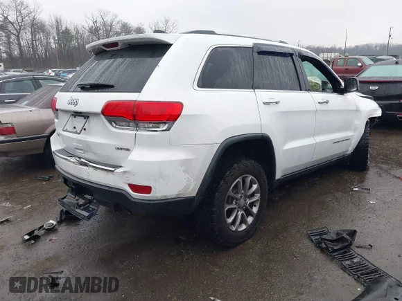 ✅ 2015 Jeep Grand Cherokee Limited • VIN: 1C4RJFBG3FC662311 • Lot: 42120974. Listed on IAAI with Not provided. Free auction sales archive from the USA and detailed vehicle history report at DreamBid. Image 4.