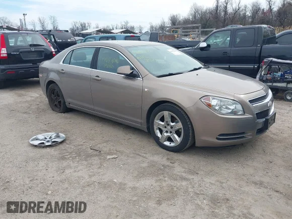 ✅ 2008 Chevrolet Malibu 1LT • VIN: 1G1ZH57B98F174249 • Lot: 44682026. Listed on IAAI with 179,675 mi. Free auction sales archive from the USA and detailed vehicle history report at DreamBid. Image 1.