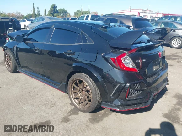 ✅ 2020 Honda Civic Type R Touring • VIN: SHHFK8G75LU200138 • Lot: 44524623. Listed on IAAI with 41,190 mi. Free auction sales archive from the USA and detailed vehicle history report at DreamBid. Image 3.