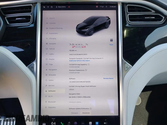 ✅ 2016 Tesla Model X P90D • VIN: 5YJXCDE46GF031970 • Лот: 43009757. Опубліковано раніше на IAAI з пробігом 118 695 миль. Безкоштовний доступ до архіву аукціонних продажів зі США та докладний звіт про історію автомобіля на DreamBid. Зображення 7.