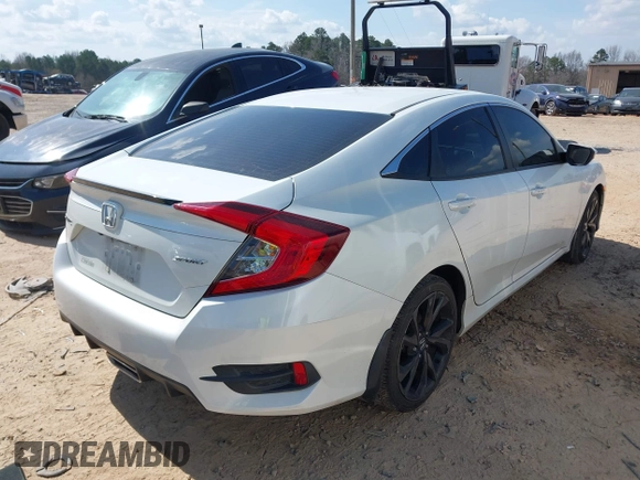 ✅ 2020 Honda Civic Sport • VIN: 19XFC2F83LE206774 • Lot: 44555862. Wystawiony na IAAI z przebiegiem 75 278 mil. Bezpłatny archiwum sprzedaży aukcyjnych z USA i szczegółowy raport historii pojazdu na DreamBid. Zdjęcie 4.