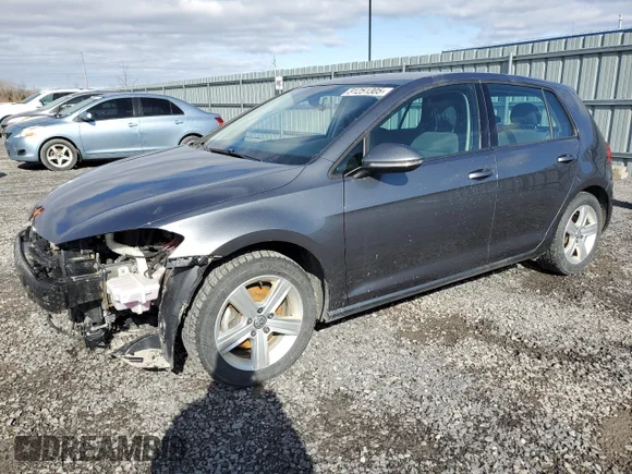 ✅ 2021 Volkswagen Golf TSI • VIN: 3VWW57AU0MM000201 • Лот: 51251305. Опубликован ранее на Copart с пробегом 120 723 миль. Бесплатный доступ к архиву аукционных продаж из США и подробный отчёт об истории автомобиля на DreamBid. Изображение 1.