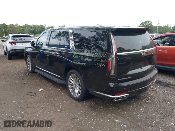 ✅ 2023 Cadillac Escalade ESV 4WD Premium Luxury • VIN: 1GYS4LKL3PR498040 • Lot: 43022289. Wystawiony na IAAI z przebiegiem 14 561 mil. Bezpłatny archiwum sprzedaży aukcyjnych z USA i szczegółowy raport historii pojazdu na DreamBid. Zdjęcie 3.
