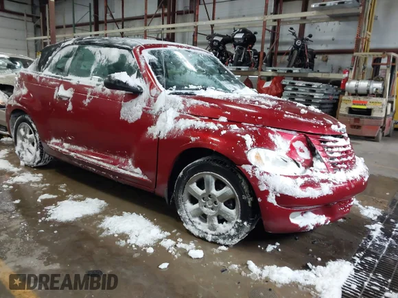 ✅ 2005 Chrysler PT Cruiser Touring • VIN: 3C3EY55E65T316260 • Lot: 44224128. Wystawiony na IAAI z przebiegiem 150 410 mil. Bezpłatny archiwum sprzedaży aukcyjnych z USA i szczegółowy raport historii pojazdu na DreamBid. Zdjęcie 1.
