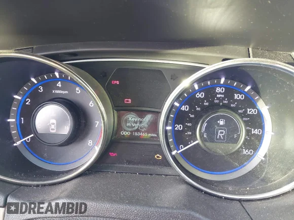 ✅ 2013 Hyundai Sonata Limited • VIN: 5NPEC4AC3DH522661 • Lot: 44085501. Listed on IAAI with 153,465 mi. Free auction sales archive from the USA and detailed vehicle history report at DreamBid. Image 7.