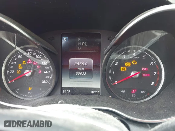 ✅ 2017 Mercedes-Benz C 300 • VIN: 55SWF4JB6HU230489 • Lot: 45163483. Listed on IAAI with 99,822 mi. Free auction sales archive from the USA and detailed vehicle history report at DreamBid. Image 7.