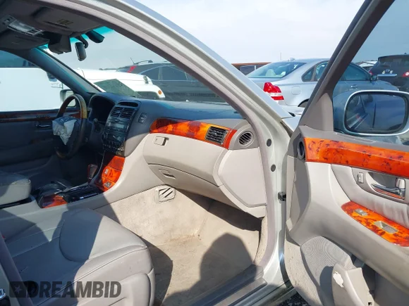 ✅ 2003 Lexus LS 430 • VIN: JTHBN30F630120730 • Лот: 41684308. Опубліковано раніше на IAAI з пробігом 224 189 миль. Безкоштовний доступ до архіву аукціонних продажів зі США та докладний звіт про історію автомобіля на DreamBid. Зображення 5.