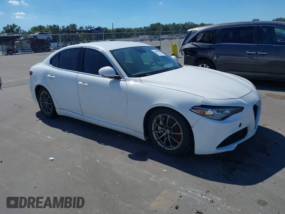 ✅ 2018 Alfa Romeo Giulia Ti Sport • VIN: ZARFAECN0J7576312 • Lot: 43480561. Listed on IAAI with 58,222 mi. Free auction sales archive from the USA and detailed vehicle history report at DreamBid. Image 1.