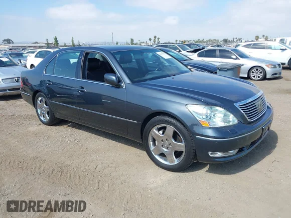 ✅ 2005 Lexus LS 430 • VIN: JTHBN36F655001962 • Lot: 42335551. Listed on IAAI with 116,135 mi. Free auction sales archive from the USA and detailed vehicle history report at DreamBid. Image 1.