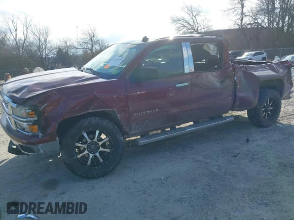 ✅ 2014 Chevrolet Silverado 1500 LT • VIN: 3GCUKREC0EG308078 • Lot: 44201650. Listed on IAAI with 121,644 mi. Free auction sales archive from the USA and detailed vehicle history report at DreamBid. Image 2.