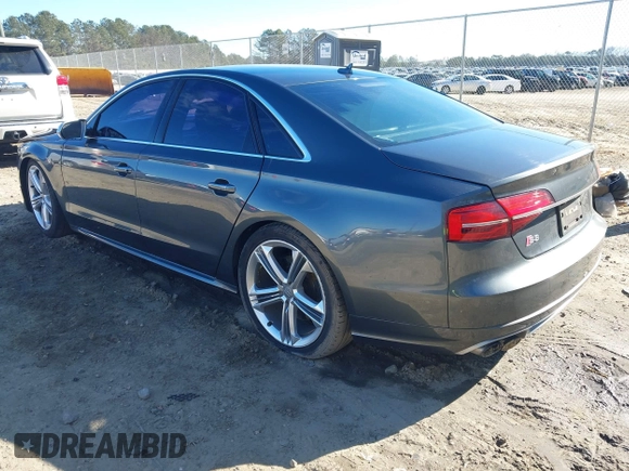 ✅ 2015 Audi S8 • VIN: WAUK2AFD1FN019295 • Lot: 44145336. Wystawiony na IAAI z przebiegiem 110 848 mil. Bezpłatny archiwum sprzedaży aukcyjnych z USA i szczegółowy raport historii pojazdu na DreamBid. Zdjęcie 3.