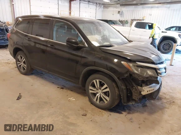 ✅ 2017 Honda Pilot EX-L • VIN: 5FNYF6H54HB062115 • Lot: 45063156. Listed on IAAI with 140,909 mi. Free auction sales archive from the USA and detailed vehicle history report at DreamBid. Image 1.
