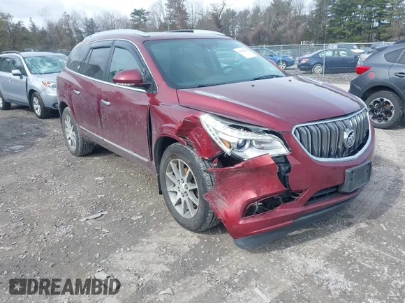 ✅ 2017 Buick Enclave Leather • VIN: 5GAKVBKD7HJ283557 • Лот: 44624838. Опубліковано раніше на IAAI з пробігом 123 150 миль. Безкоштовний доступ до архіву аукціонних продажів зі США та докладний звіт про історію автомобіля на DreamBid. Зображення 1.