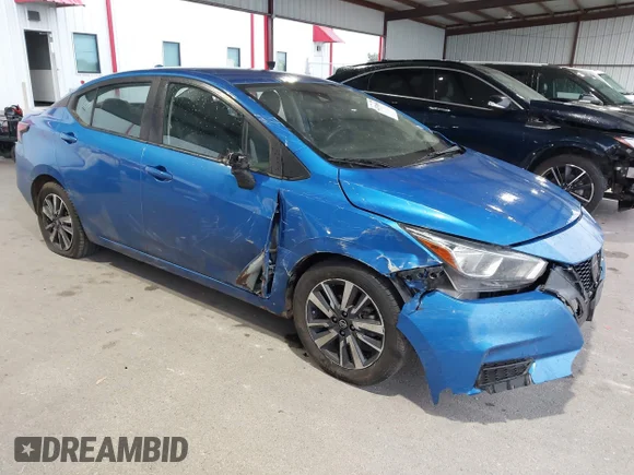 ✅ 2021 Nissan Versa SV • VIN: 3N1CN8EV6ML893370 • Lot: 44970050. Listed on IAAI with 173,972 mi. Free auction sales archive from the USA and detailed vehicle history report at DreamBid. Image 1.