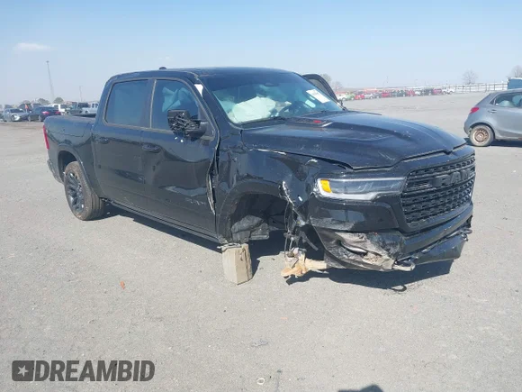 ✅ 2025 Ram 1500 Limited • VIN: 1C6SRFHP8SN621051 • Лот: 41684965. Опубліковано раніше на IAAI з пробігом 634 миль. Безкоштовний доступ до архіву аукціонних продажів зі США та докладний звіт про історію автомобіля на DreamBid. Зображення 1.