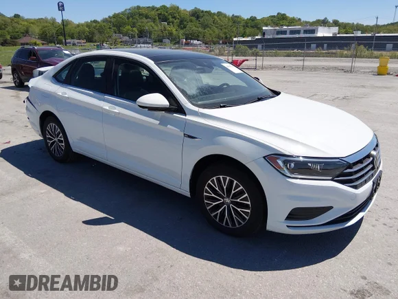 ✅ 2019 Volkswagen Jetta SEL • VIN: 3VWE57BU1KM067039 • Lot: 44886747. Listed on IAAI with 73,076 mi. Free auction sales archive from the USA and detailed vehicle history report at DreamBid. Image 1.