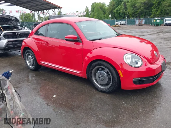 ✅ 2012 Volkswagen Beetle 2.5L PZEV • VIN: 3VWJP7ATXCM664614 • Лот: 45078140. Опубликован ранее на IAAI с пробегом 90 527 миль. Бесплатный доступ к архиву аукционных продаж из США и подробный отчёт об истории автомобиля на DreamBid. Изображение 1.