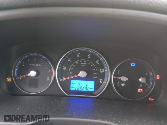 ✅ 2008 Hyundai Santa Fe SE • VIN: 5NMSH73E68H218201 • Lot: 44008436. Wystawiony na IAAI z przebiegiem 226 680 mil. Bezpłatny archiwum sprzedaży aukcyjnych z USA i szczegółowy raport historii pojazdu na DreamBid. Zdjęcie 7.