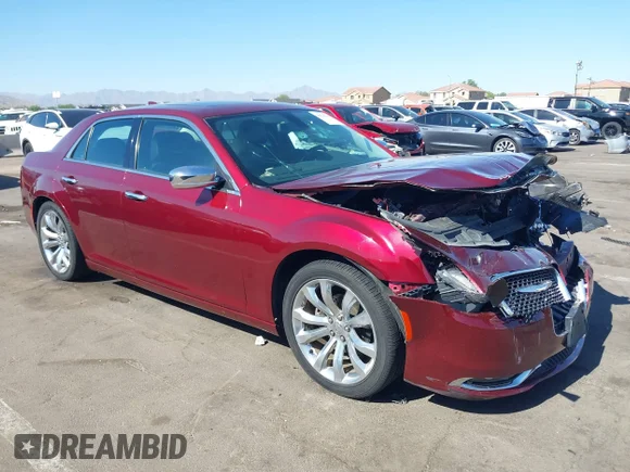 ✅ 2018 Chrysler 300 Limited • VIN: 2C3CCAEG2JH227546 • Lot: 45030350. Listed on IAAI with 85,171 mi. Free auction sales archive from the USA and detailed vehicle history report at DreamBid. Image 1.