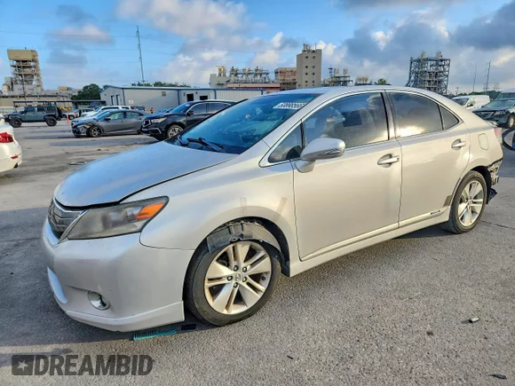 ✅ 2011 Lexus HS 250h • VIN: JTHBB1BA8B2043859 • Lot: 53898566. Listed on Copart with Not provided. Free auction sales archive from the USA and detailed vehicle history report at DreamBid. Image 1.