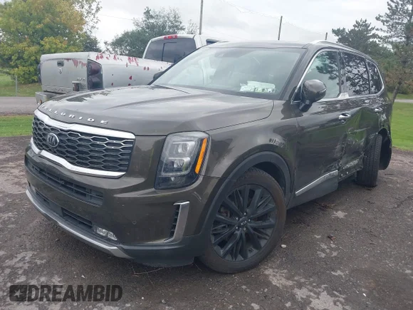 ✅ 2021 Kia Telluride SX • VIN: 5XYP5DHC9MG127559 • Лот: 43288217. Опубликован ранее на IAAI с пробегом 52 945 миль. Бесплатный доступ к архиву аукционных продаж из США и подробный отчёт об истории автомобиля на DreamBid. Изображение 2.
