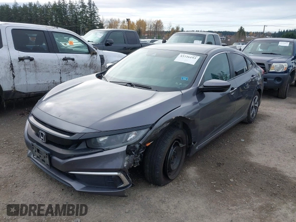 ✅ 2020 Honda Civic LX • VIN: 2HGFC2F67LH522912 • Lot: 43726193. Wystawiony na IAAI z przebiegiem 88 817 mil. Bezpłatny archiwum sprzedaży aukcyjnych z USA i szczegółowy raport historii pojazdu na DreamBid. Zdjęcie 2.