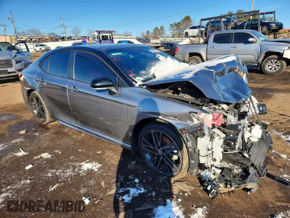 ✅ 2025 Toyota Camry XSE • VIN: 4T1DBADKXSU524051 • Lot: 75839985. Listed on Copart with 14,562 mi. Free auction sales archive from the USA and detailed vehicle history report at DreamBid. Image 4.
