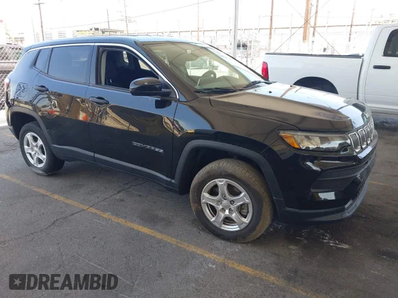 ✅ 2022 Jeep Compass Sport • VIN: 3C4NJDAB1NT202513 • Lot: 45276486. Wystawiony na IAAI z przebiegiem 39 710 mil. Bezpłatny archiwum sprzedaży aukcyjnych z USA i szczegółowy raport historii pojazdu na DreamBid. Zdjęcie 1.