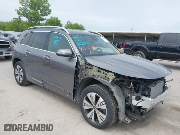 ✅ 2023 Mercedes-Benz EQB 250+ • VIN: W1N9M0CBXPN053447 • Лот: 45073039. Опубліковано раніше на IAAI з пробігом 32 789 миль. Безкоштовний доступ до архіву аукціонних продажів зі США та докладний звіт про історію автомобіля на DreamBid. Зображення 1.