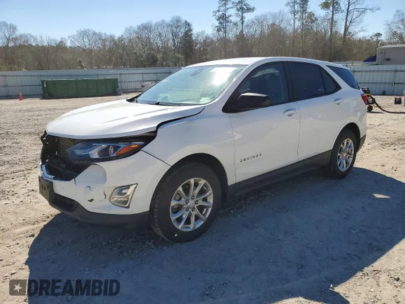✅ 2020 Chevrolet Equinox LS • VIN: 2GNAXFEV2L6204941 • Lot: 76864245. Listed on Copart with 112,008 mi. Free auction sales archive from the USA and detailed vehicle history report at DreamBid. Image 1.