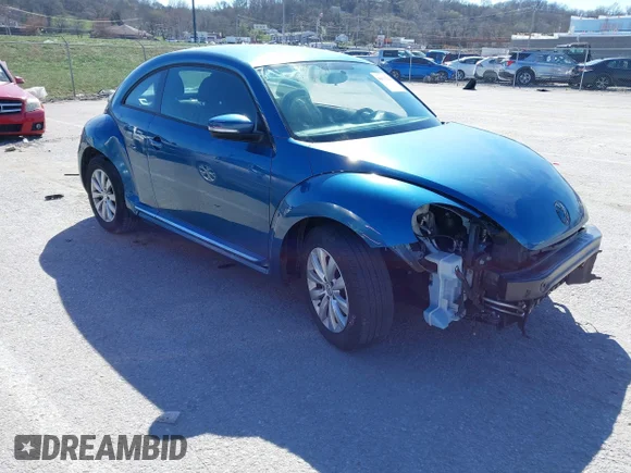 ✅ 2019 Volkswagen Beetle S • VIN: 3VWFD7AT2KM712717 • Lot: 44630258. Listed on IAAI with 82,612 mi. Free auction sales archive from the USA and detailed vehicle history report at DreamBid. Image 1.