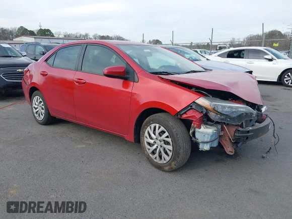 ✅ 2017 Toyota Corolla LE • VIN: 5YFBURHE1HP676170 • Lot: 44115648. Listed on IAAI with 115,257 mi. Free auction sales archive from the USA and detailed vehicle history report at DreamBid. Image 1.