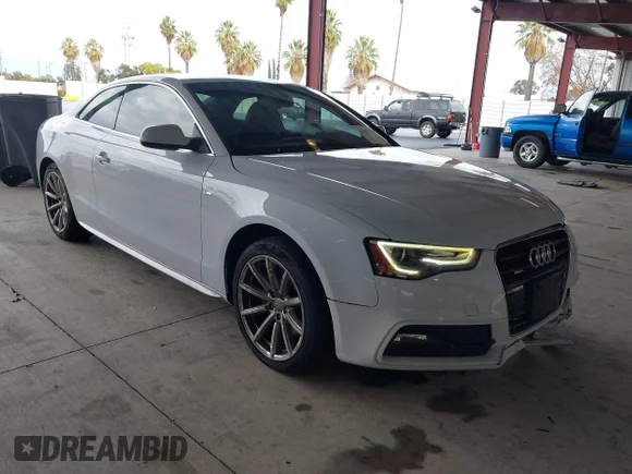 ✅ 2016 Audi A5 Premium Plus • VIN: WAUM2AFR8GA002152 • Лот: 44001768. Опубликован ранее на IAAI с пробегом 109 440 миль. Бесплатный доступ к архиву аукционных продаж из США и подробный отчёт об истории автомобиля на DreamBid. Изображение 1.