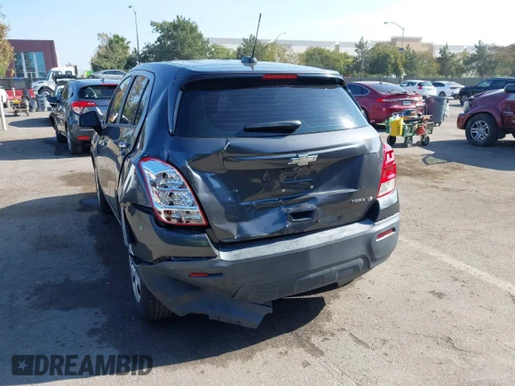 ✅ 2016 Chevrolet Trax LS • VIN: 3GNCJKSB0GL233675 • Lot: 43794880. Listed on IAAI with 82,552 mi. Free auction sales archive from the USA and detailed vehicle history report at DreamBid. Image 6.
