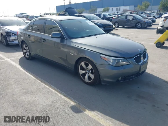 ✅ 2006 BMW 5 Series 530i • VIN: WBANE73586CM35134 • Лот: 44264968. Опубліковано раніше на IAAI з пробігом 236 970 миль. Безкоштовний доступ до архіву аукціонних продажів зі США та докладний звіт про історію автомобіля на DreamBid. Зображення 1.