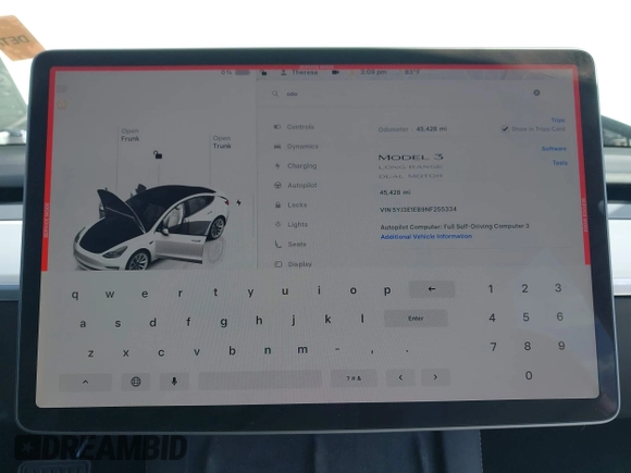 ✅ 2022 Tesla Model 3 Long Range • VIN: 5YJ3E1EB9NF255334 • Лот: 43410831. Опубликован ранее на IAAI с пробегом 45 428 миль. Бесплатный доступ к архиву аукционных продаж из США и подробный отчёт об истории автомобиля на DreamBid. Изображение 7.