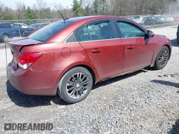 ✅ 2012 Chevrolet Cruze ECO • VIN: 1G1PK5SC8C7205292 • Lot: 44923777. Listed on IAAI with 174,231 mi. Free auction sales archive from the USA and detailed vehicle history report at DreamBid. Image 4.